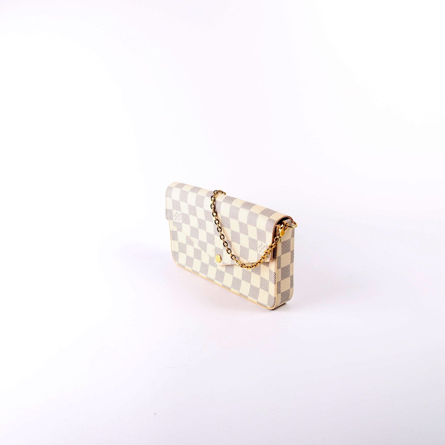 Louis Vuitton Pochette Felicie Azur Clutch Bag
