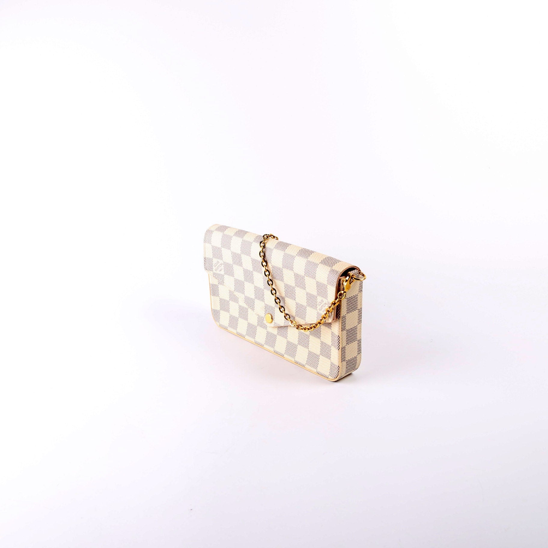 Louis Vuitton Pochette Felicie Azur Clutch Bag