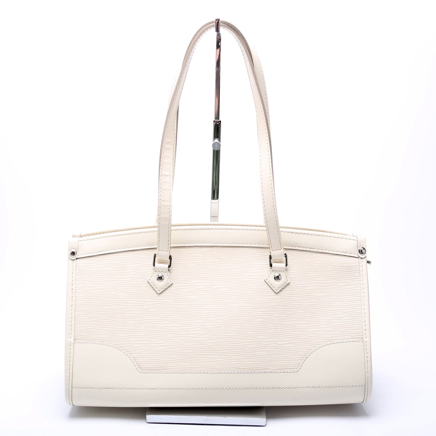 Louis Vuitton Madeleine PM Epi White Handbag