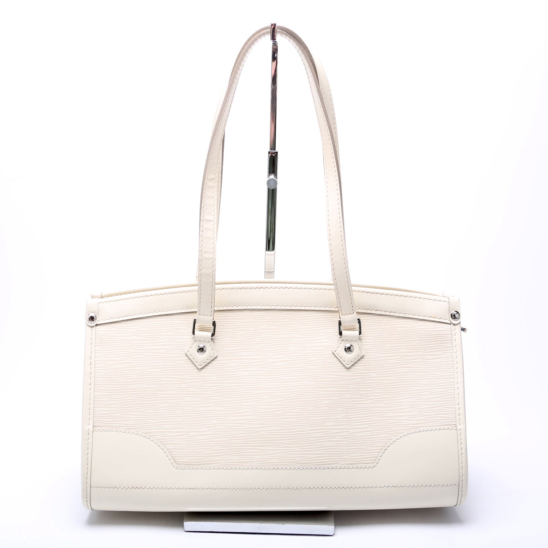 Louis Vuitton Madeleine PM Epi White Handbag