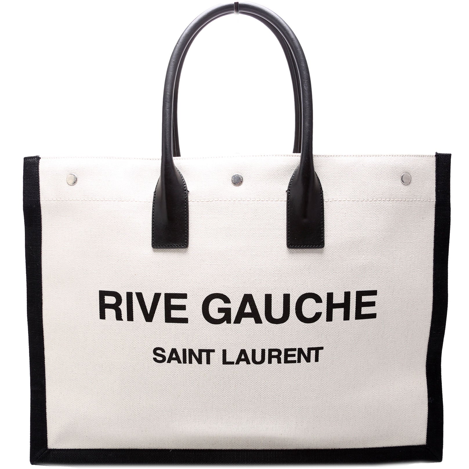 YSL Saint Laurent Saint Laurent Rive Gauche Tote Bag Beige