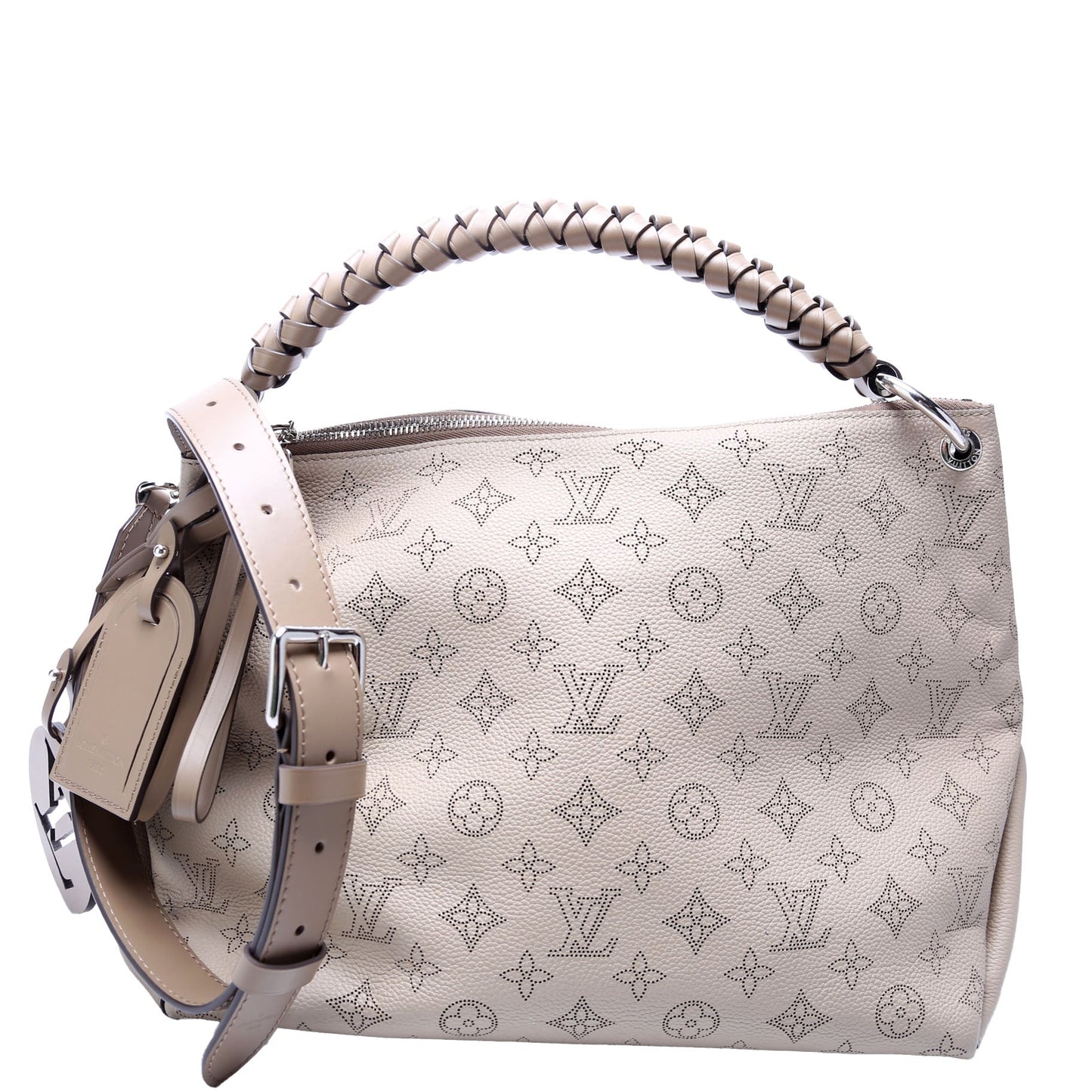 Louis Vuitton Beaubourg Hobo MM Mahina Nude Shoulder Bag