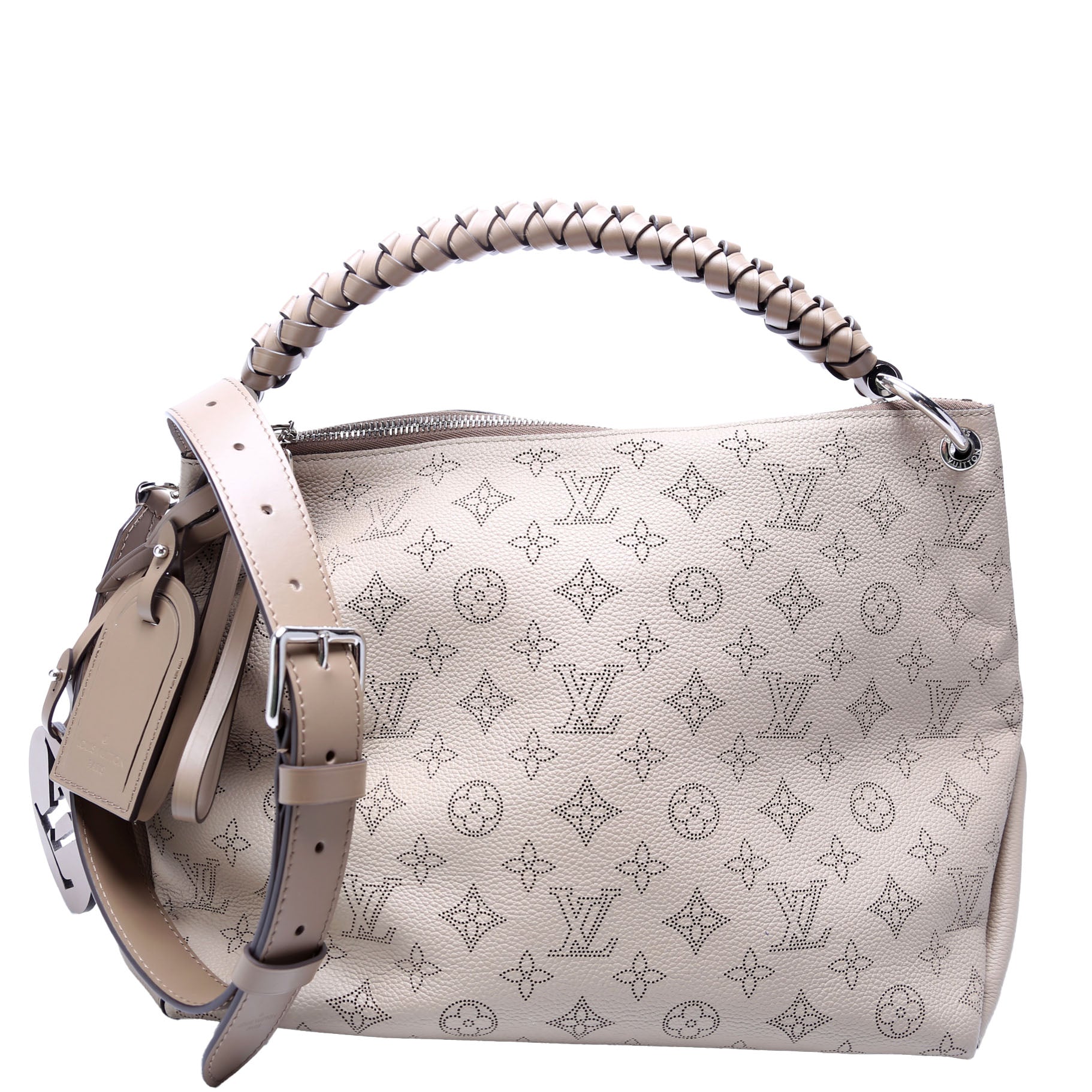 Louis Vuitton Beaubourg Hobo MM Mahina Nude Shoulder Bag