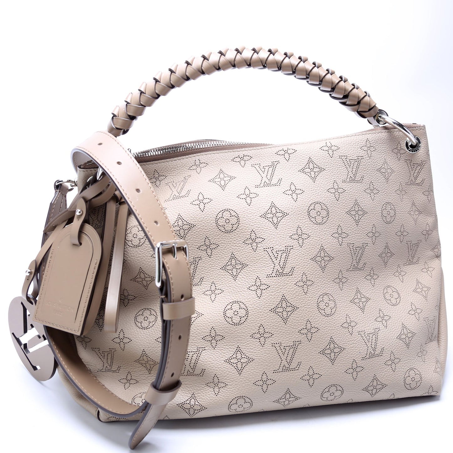 Louis Vuitton Beaubourg Hobo MM Mahina Nude Shoulder Bag