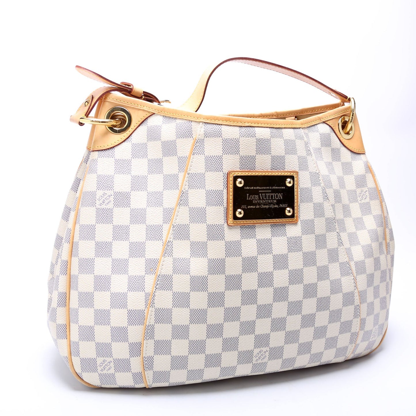 Louis Vuitton Galliera PM Azur Damier Handbag Azur 9