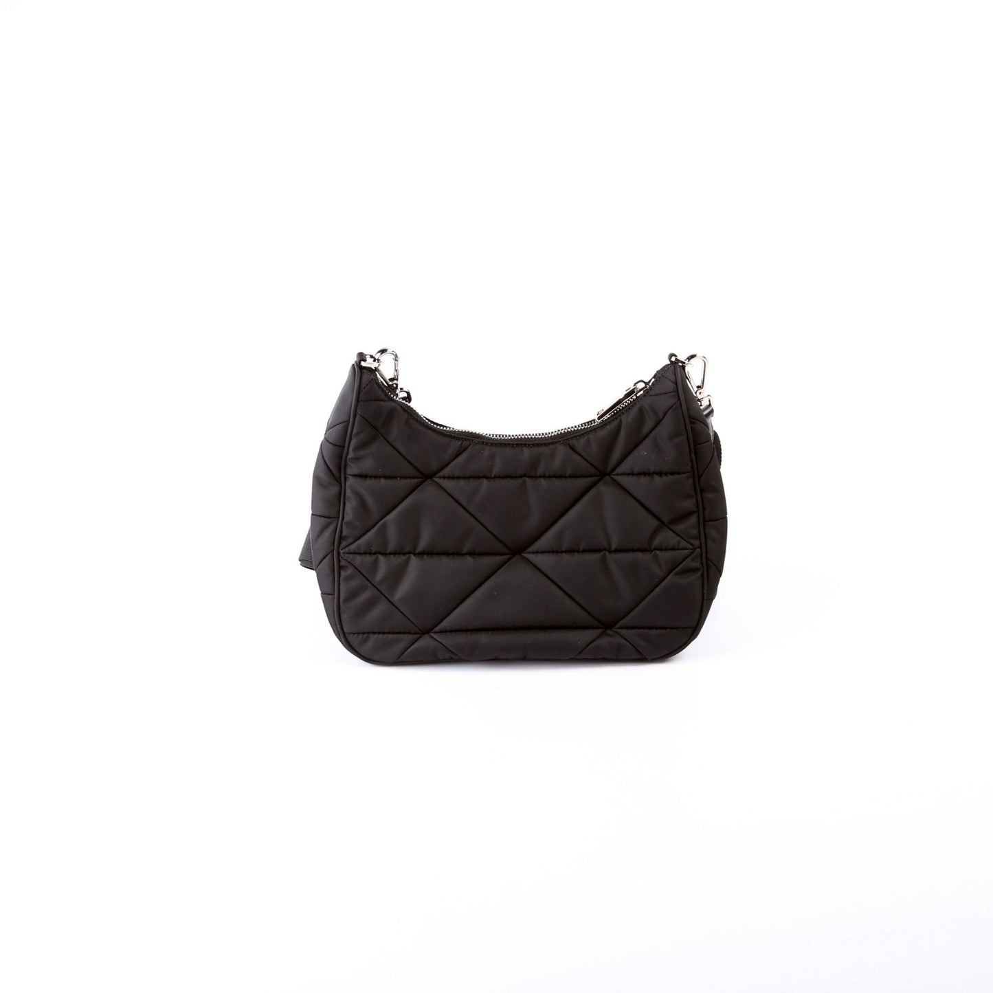 Prada Padded Re Shoulder Bag Nylon Black Black Bag