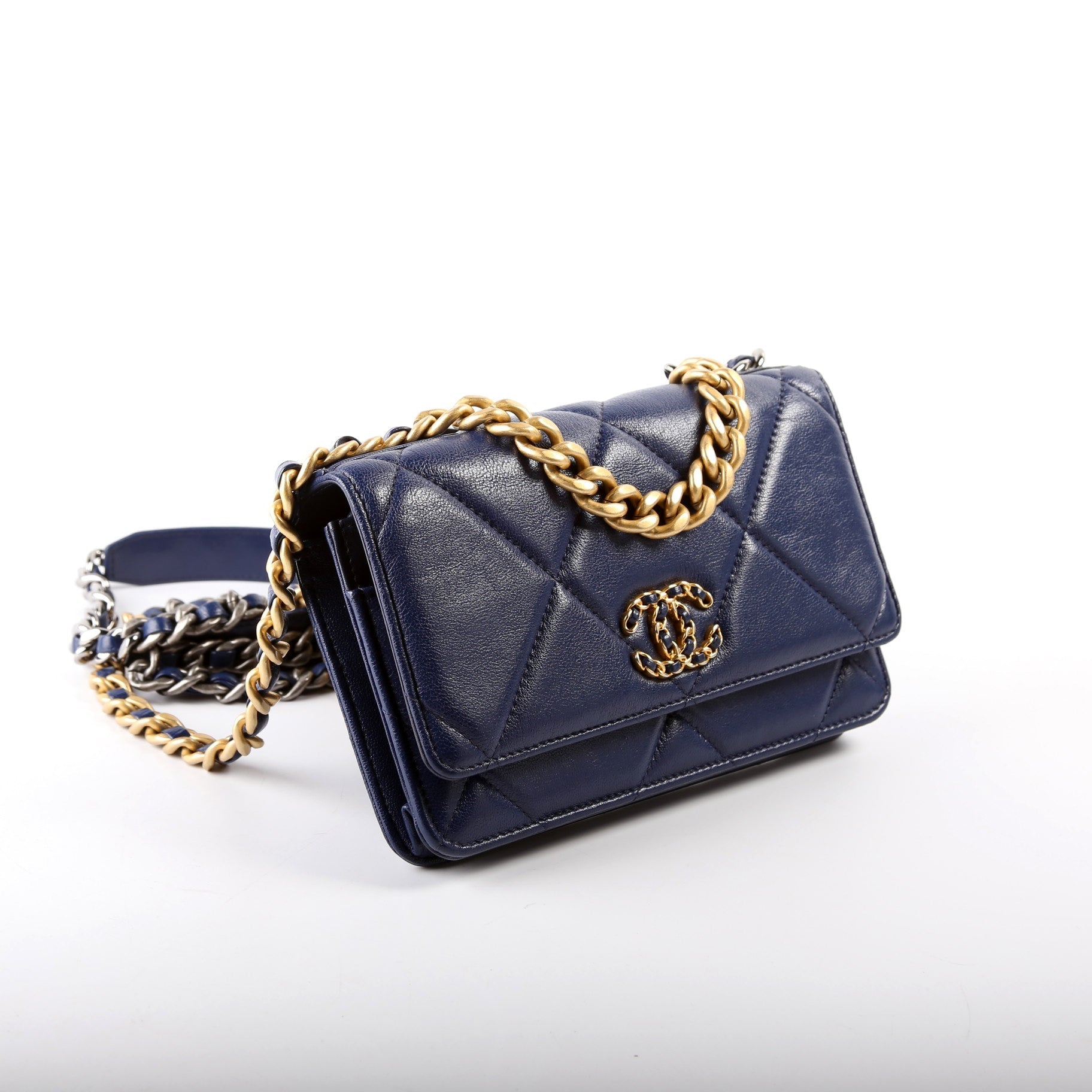 Chanel 19 WOC Quilted Lambskin 29M Clutch Bag Lambskin 29M