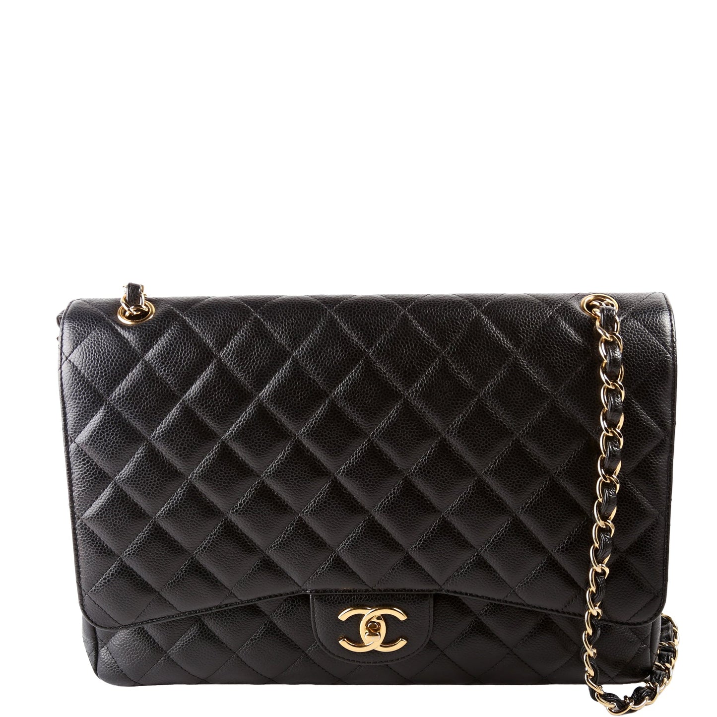 Chanel Classic Flap Maxi Caviar 17-20M Handbag 20M 2