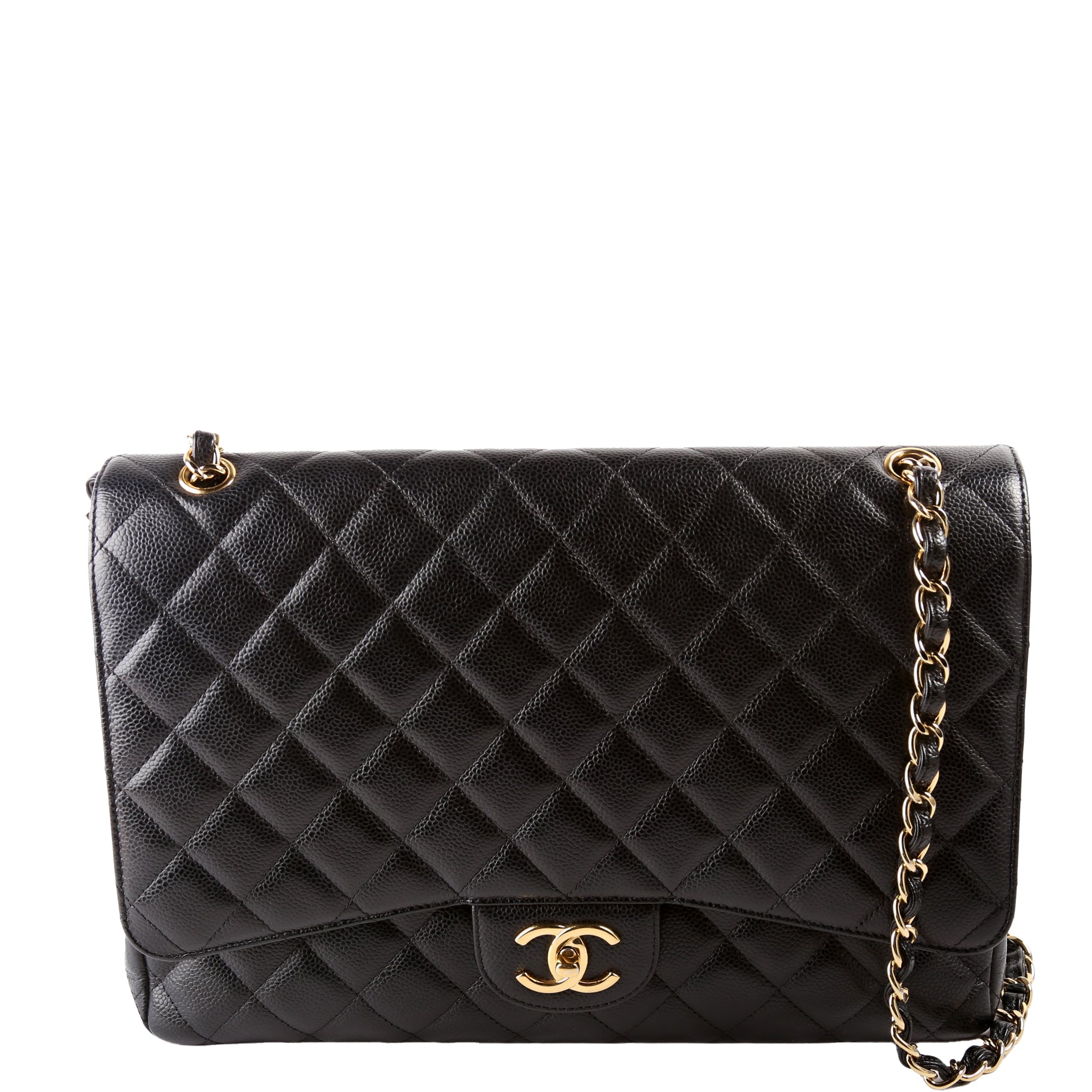 Chanel Classic Flap Maxi Caviar 17-20M Handbag 20M 2