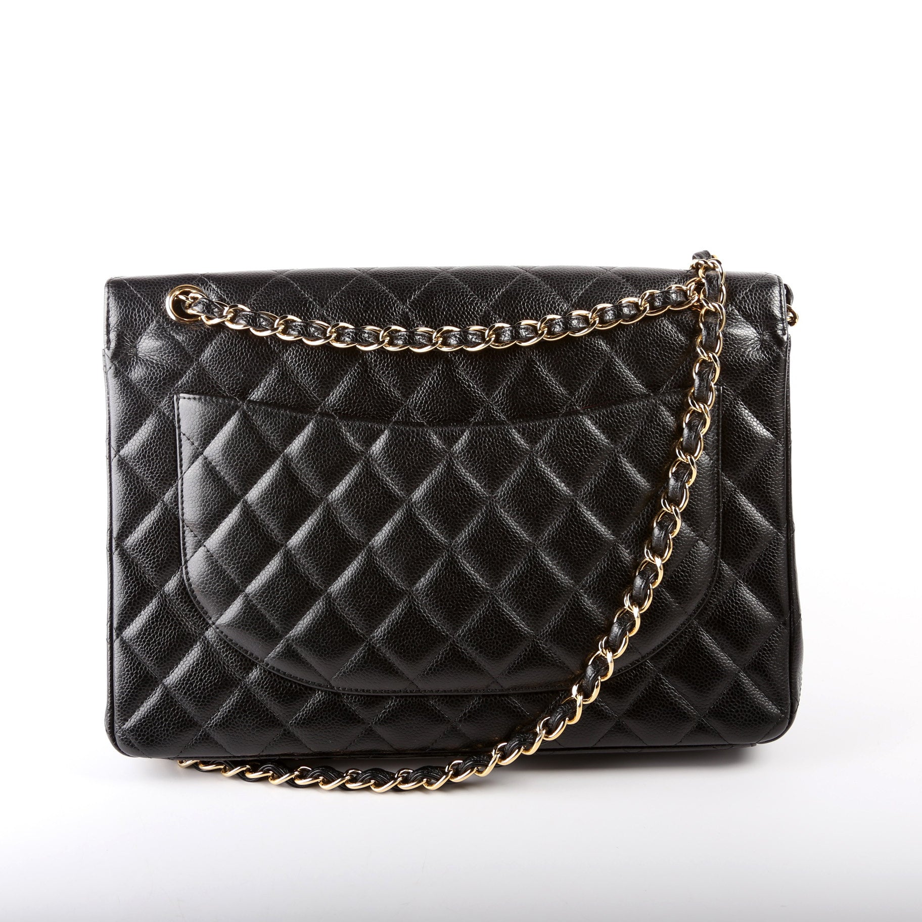 Chanel Classic Flap Maxi Caviar 17-20M Handbag 20M 2