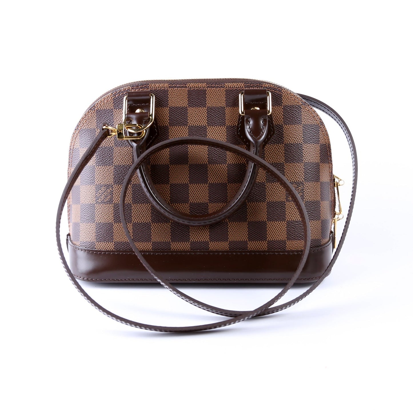 Louis Vuitton Alma BB Ebene Damier Handbag Ebene 19