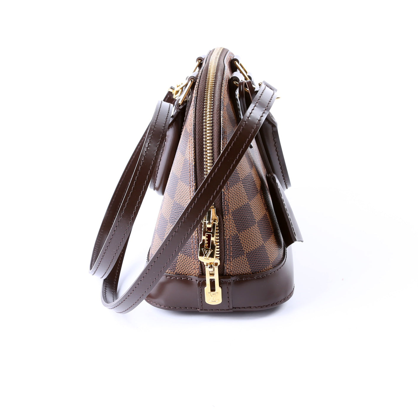 Louis Vuitton Alma BB Ebene Damier Handbag Ebene 19
