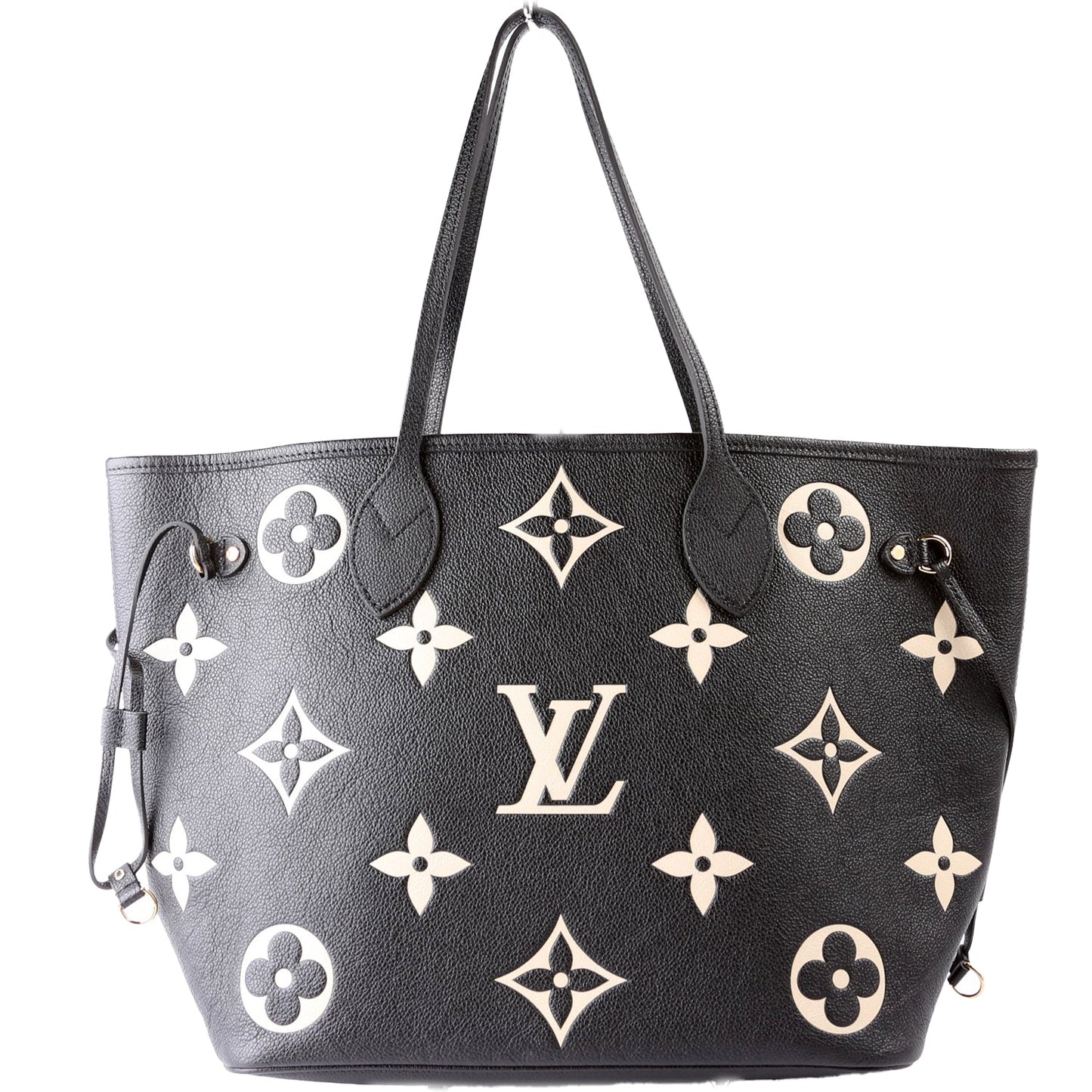 Louis Vuitton Neverfull MM Bicolor Empreinte Black Wallet Case