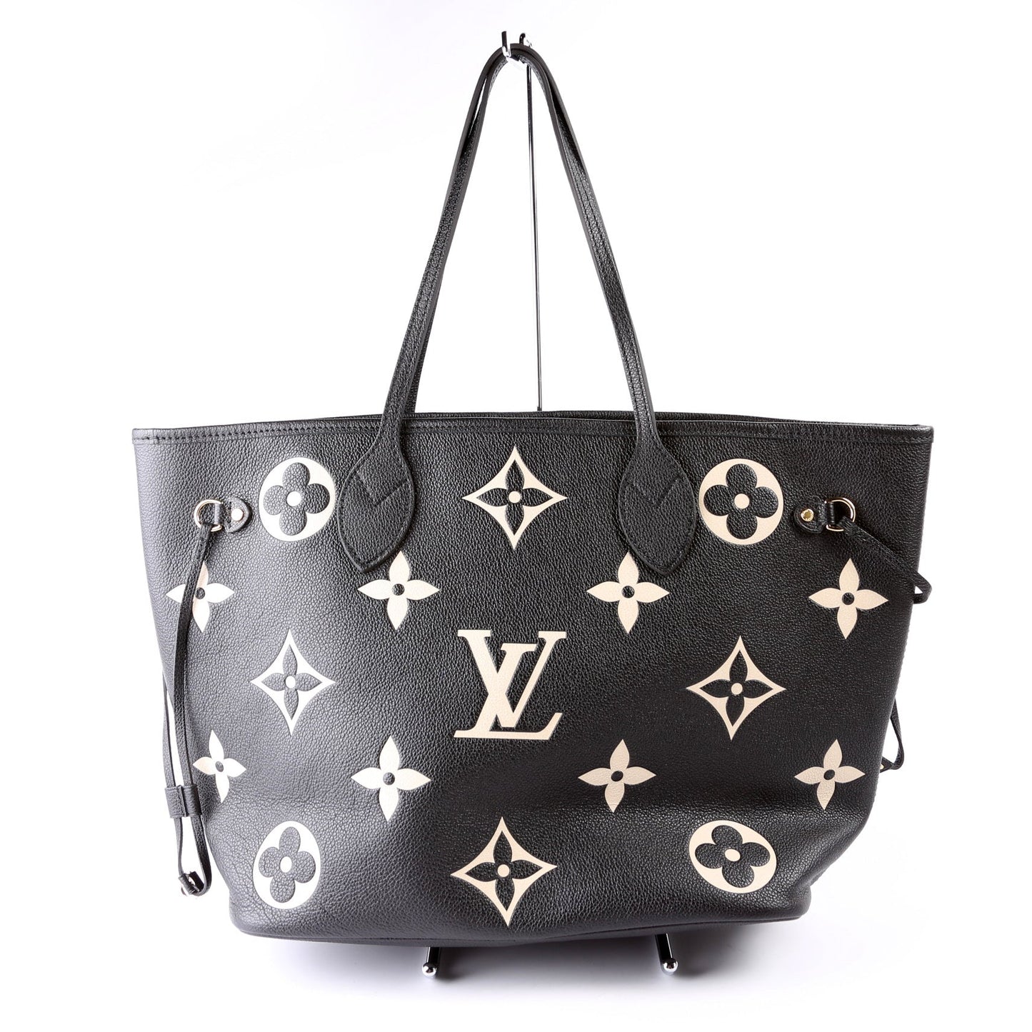 Louis Vuitton Neverfull MM Bicolor Empreinte Black Wallet Case