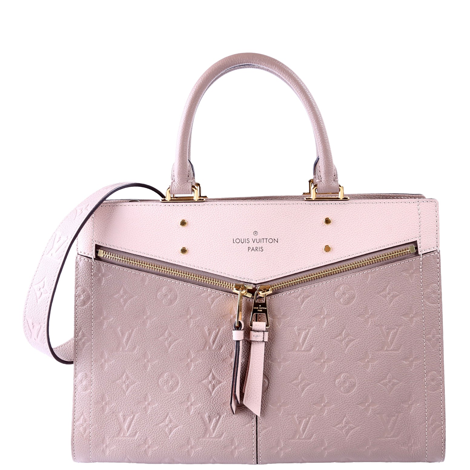Louis Vuitton Sully NV Turtledove MM Empreinte Handbag