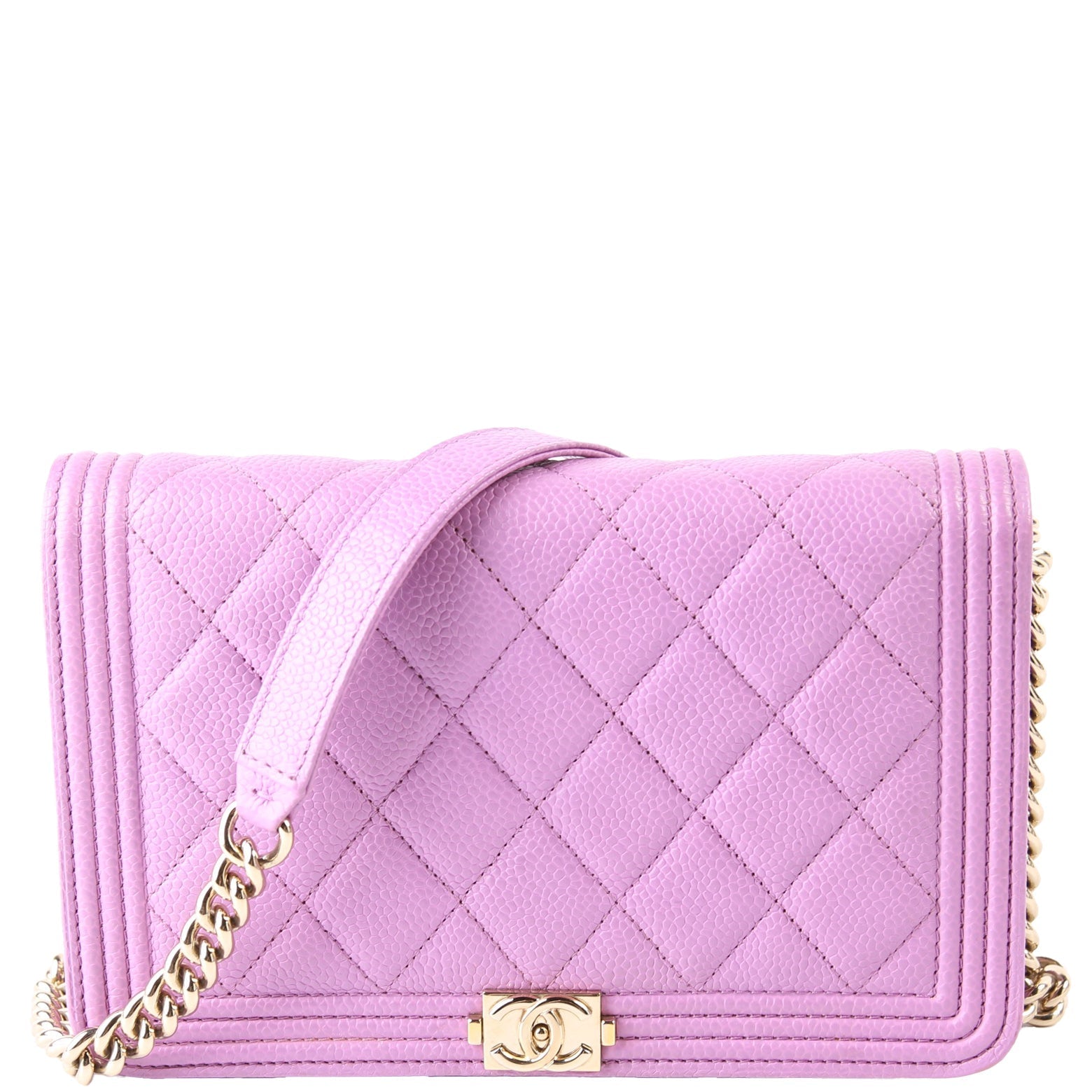 Chanel WOC Boy Caviar Purple