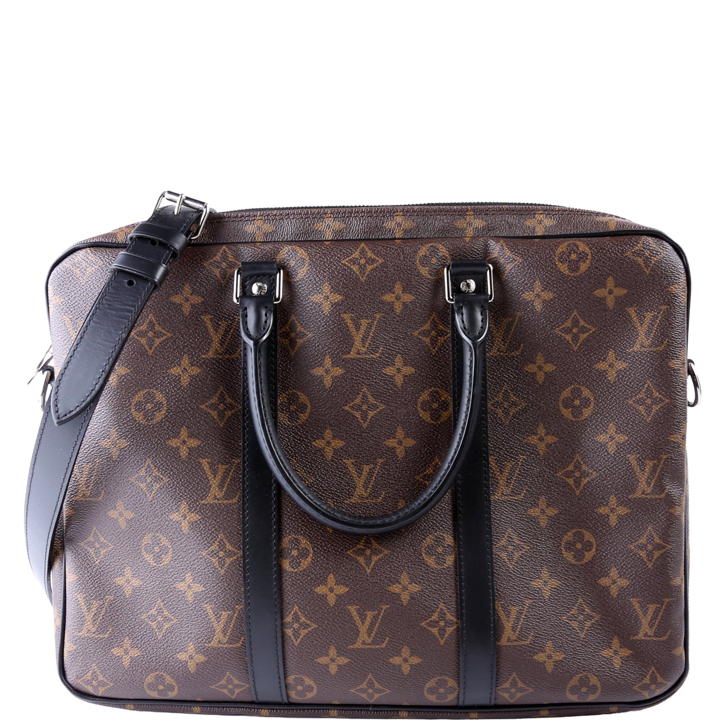 Louis Vuitton Porte Documents Voyage PM Macassar Handbag Macassar 1