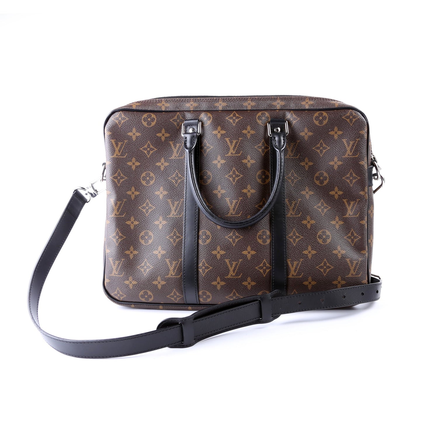 Louis Vuitton Porte Documents Voyage PM Macassar Handbag Macassar 1