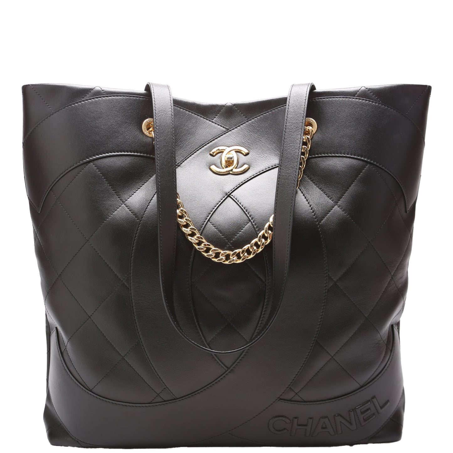 Chanel Club Monaco Calfskin RFID Black Tote Bag