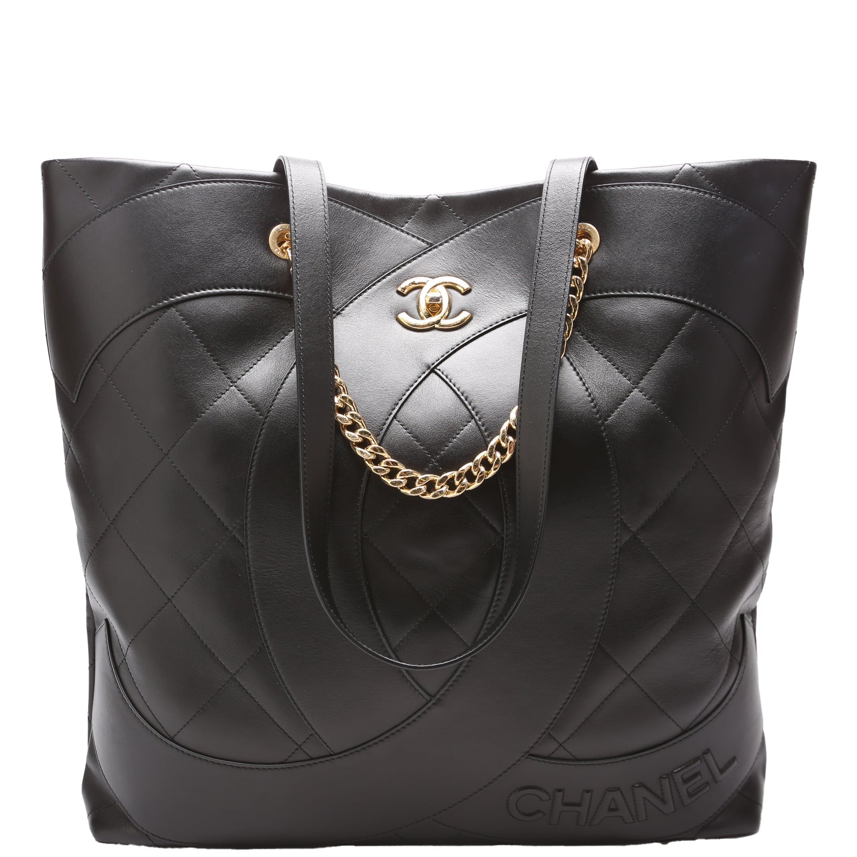 Chanel Club Monaco Calfskin RFID Black Tote Bag