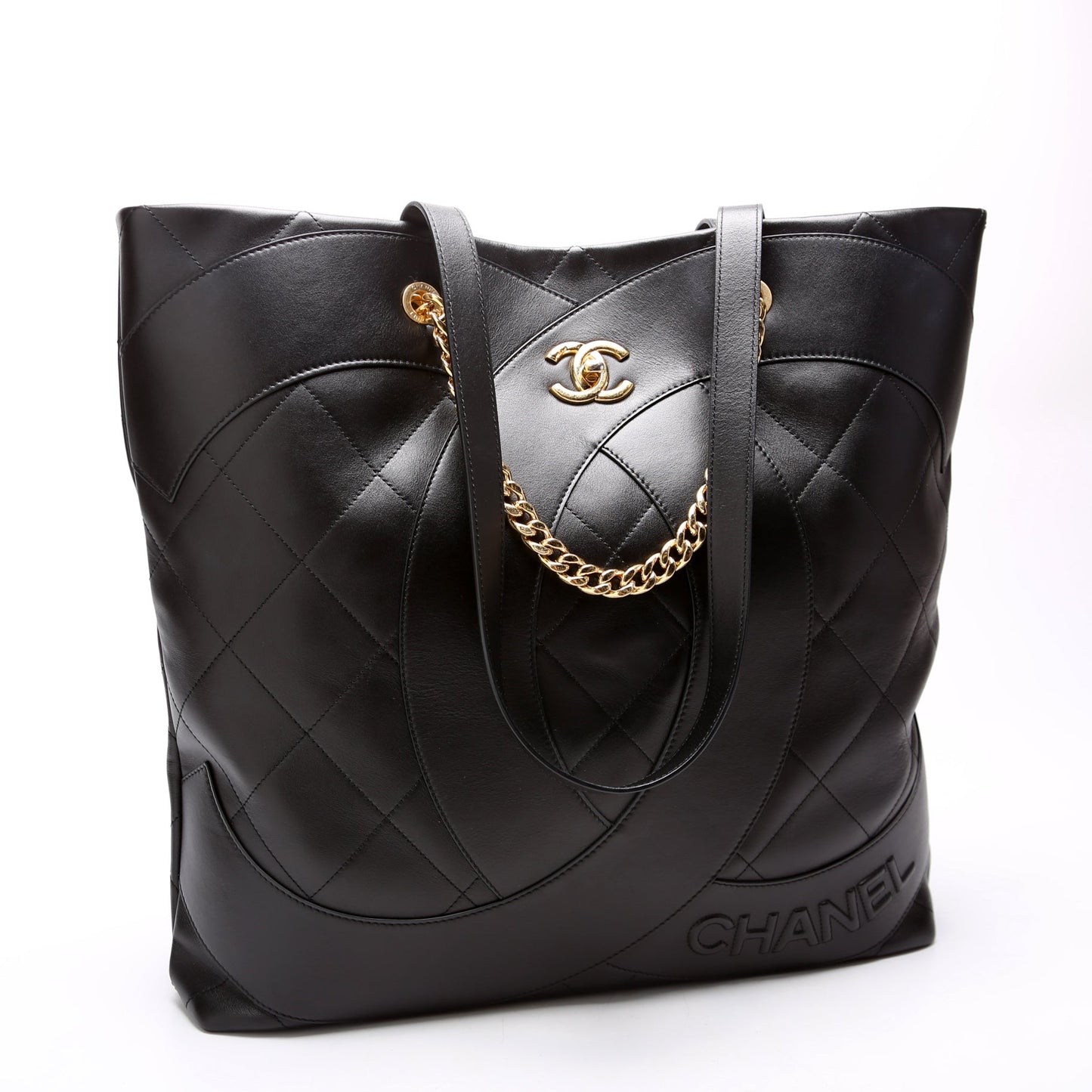 Chanel Club Monaco Calfskin RFID Black Tote Bag