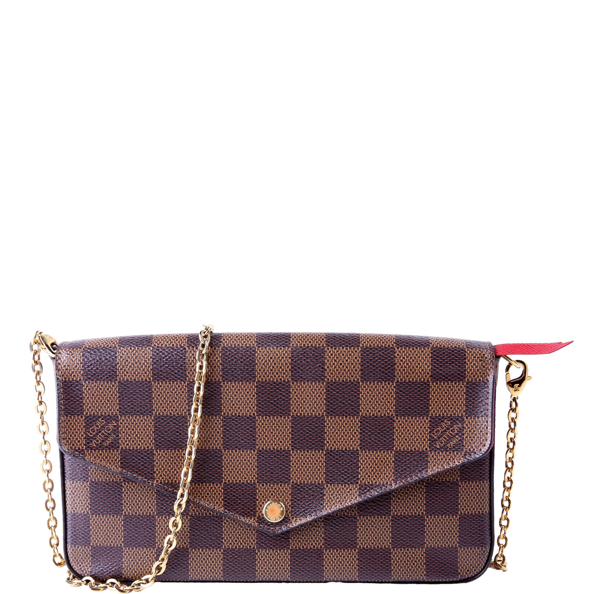 Louis Vuitton Pochette Felicie Ebene Clutch Bag Ebene 1
