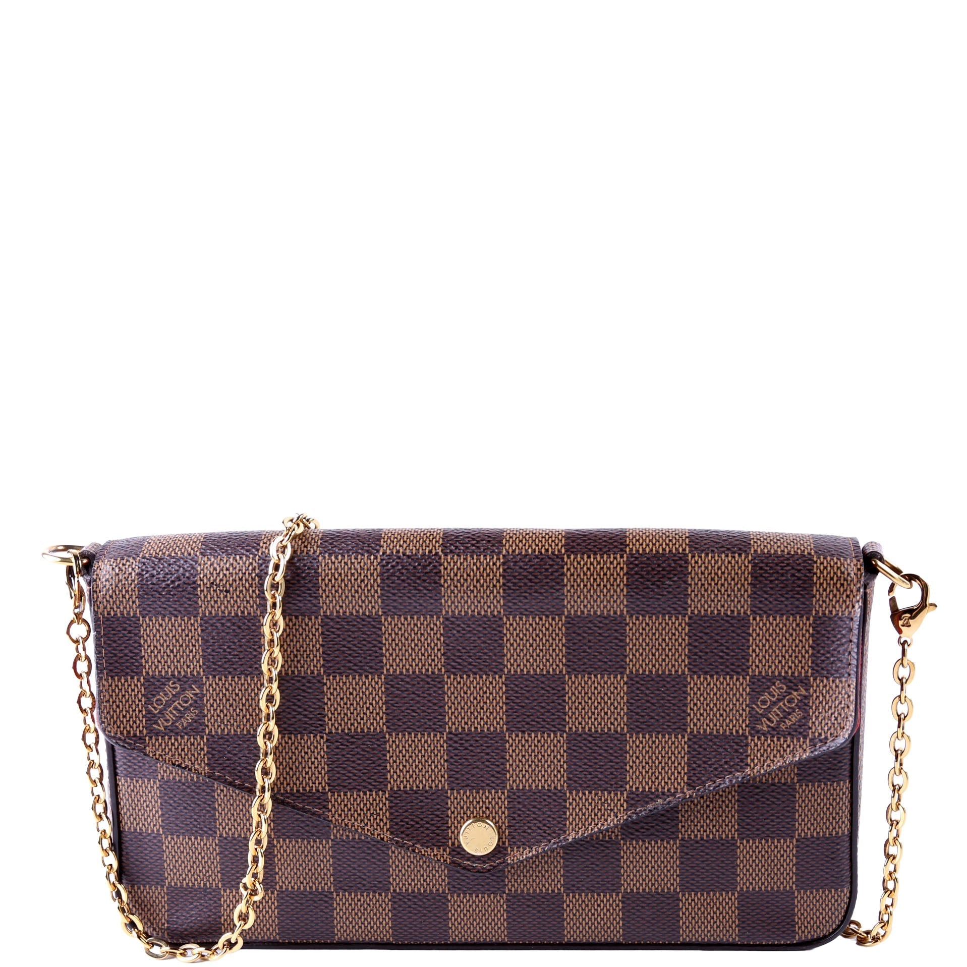Louis Vuitton Pochette Felicie Ebene Clutch Bag Ebene 2