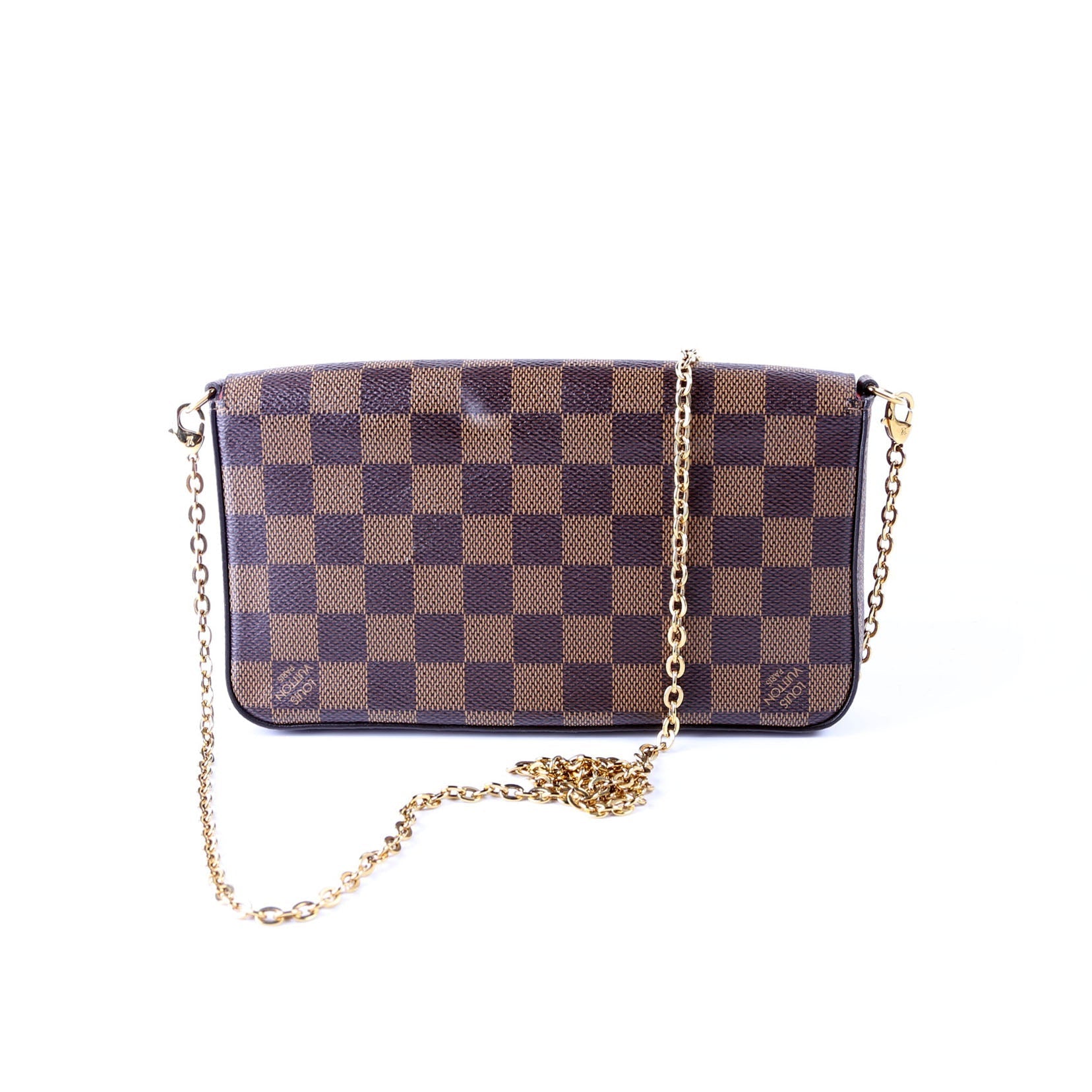 Louis Vuitton Pochette Felicie Ebene Clutch Bag Ebene 2