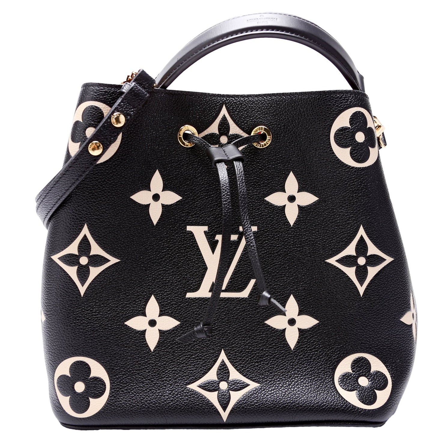 Louis Vuitton Neonoe MM Bicolor Empreinte Black Handbag