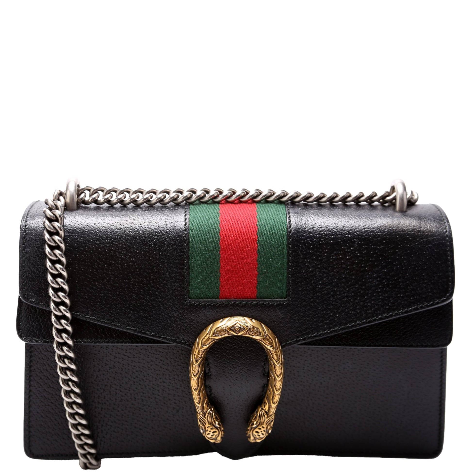 Gucci Dionysus Leather Black Small Shoulder Bag