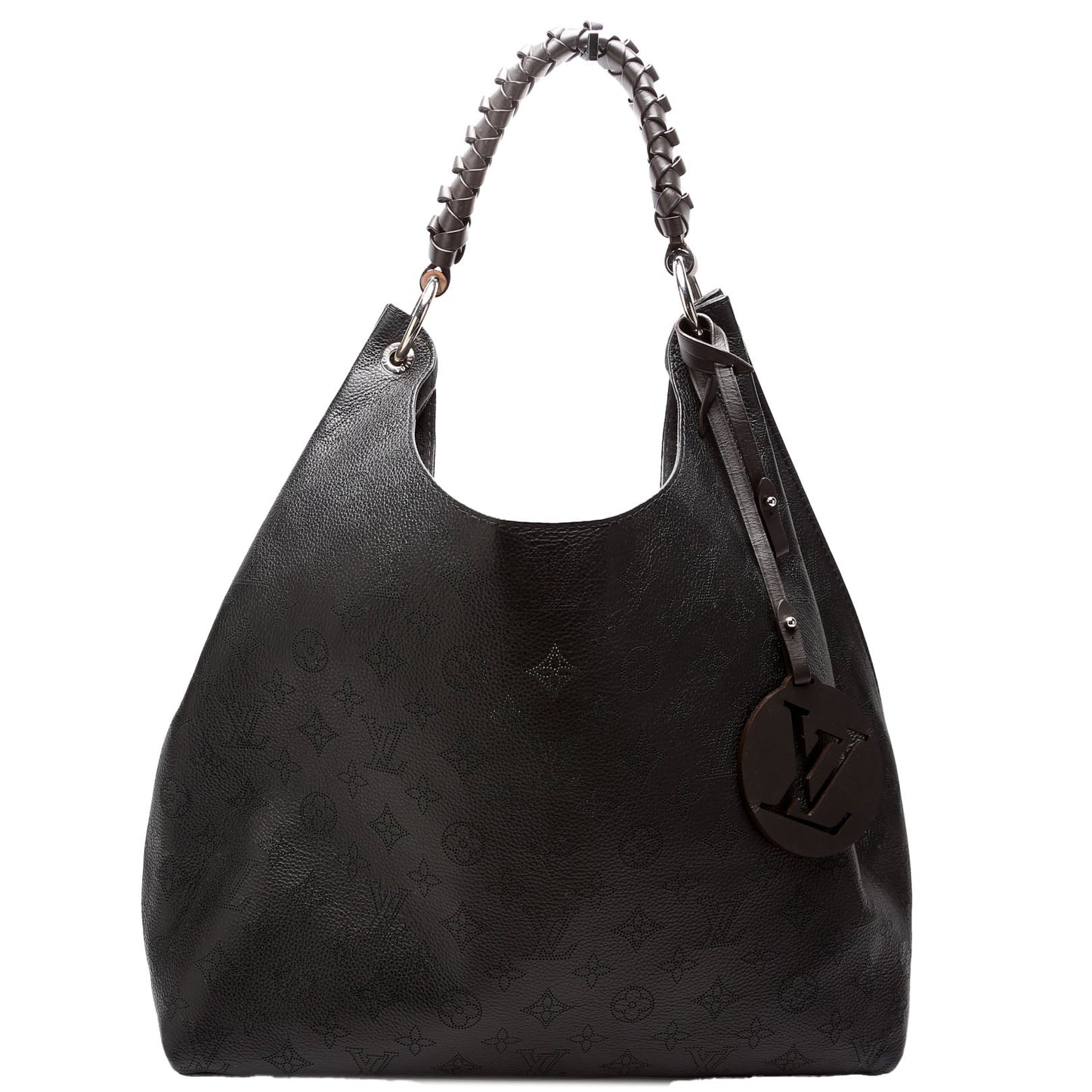 Louis Vuitton Carmel Mahina Black Handbag