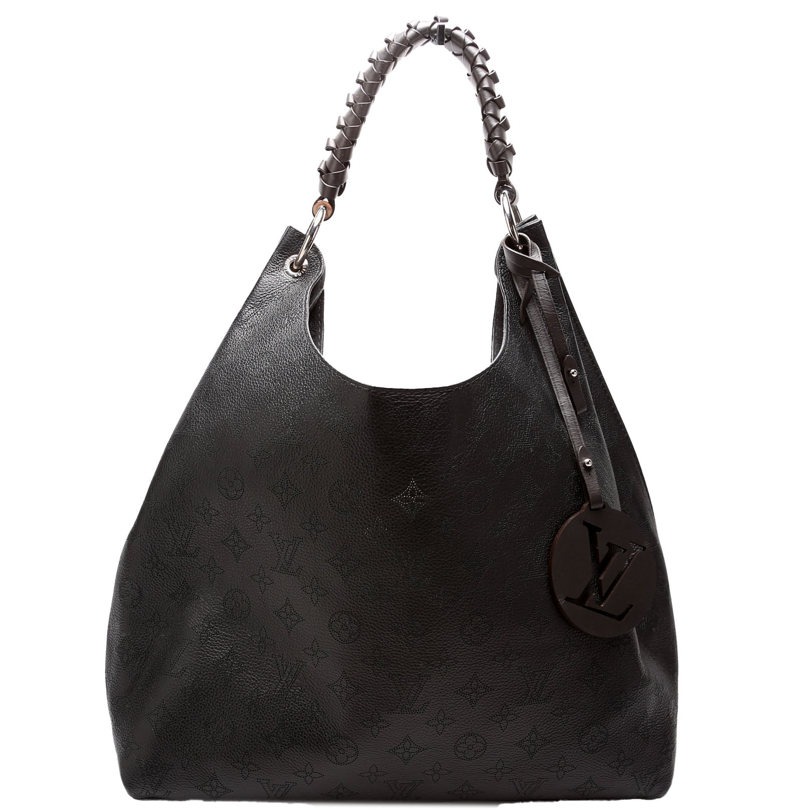 Louis Vuitton Carmel Mahina Black Handbag