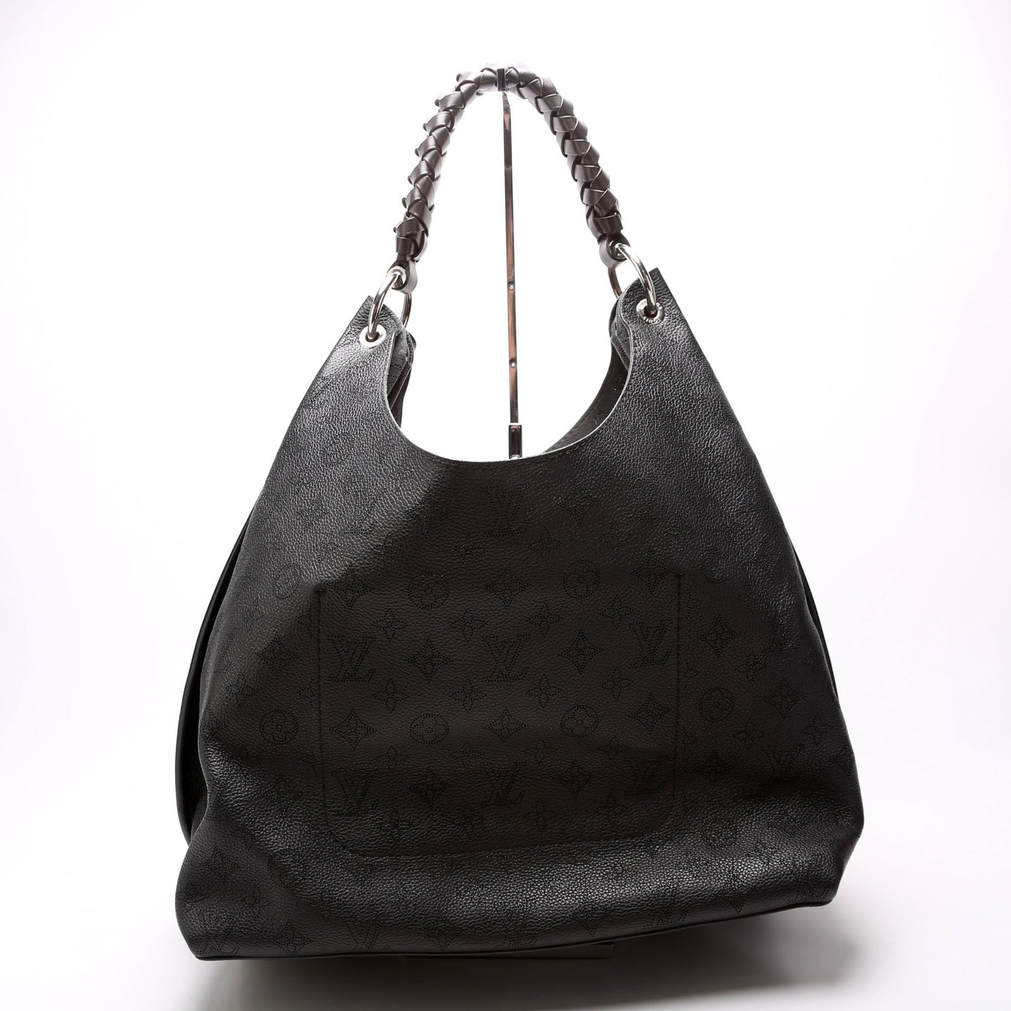 Louis Vuitton Carmel Mahina Black Handbag