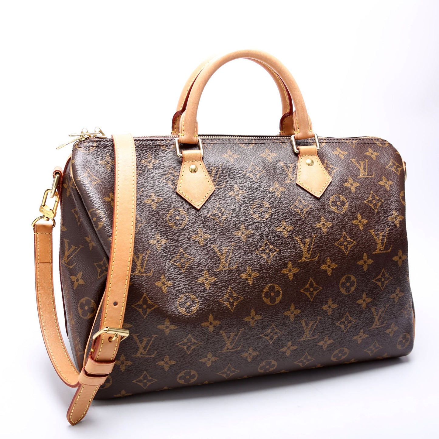 Louis Vuitton Speedy 35 Bandouliere Monogram Handbag Monogram 4