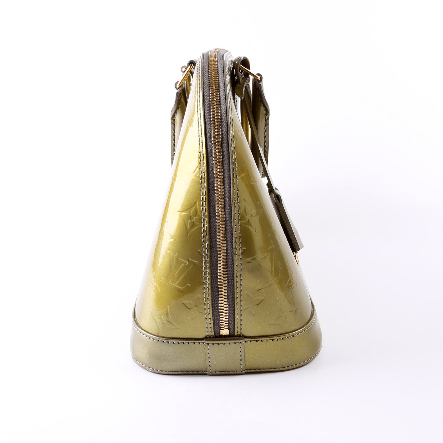 Louis Vuitton Alma PM Vernis Green Handbag