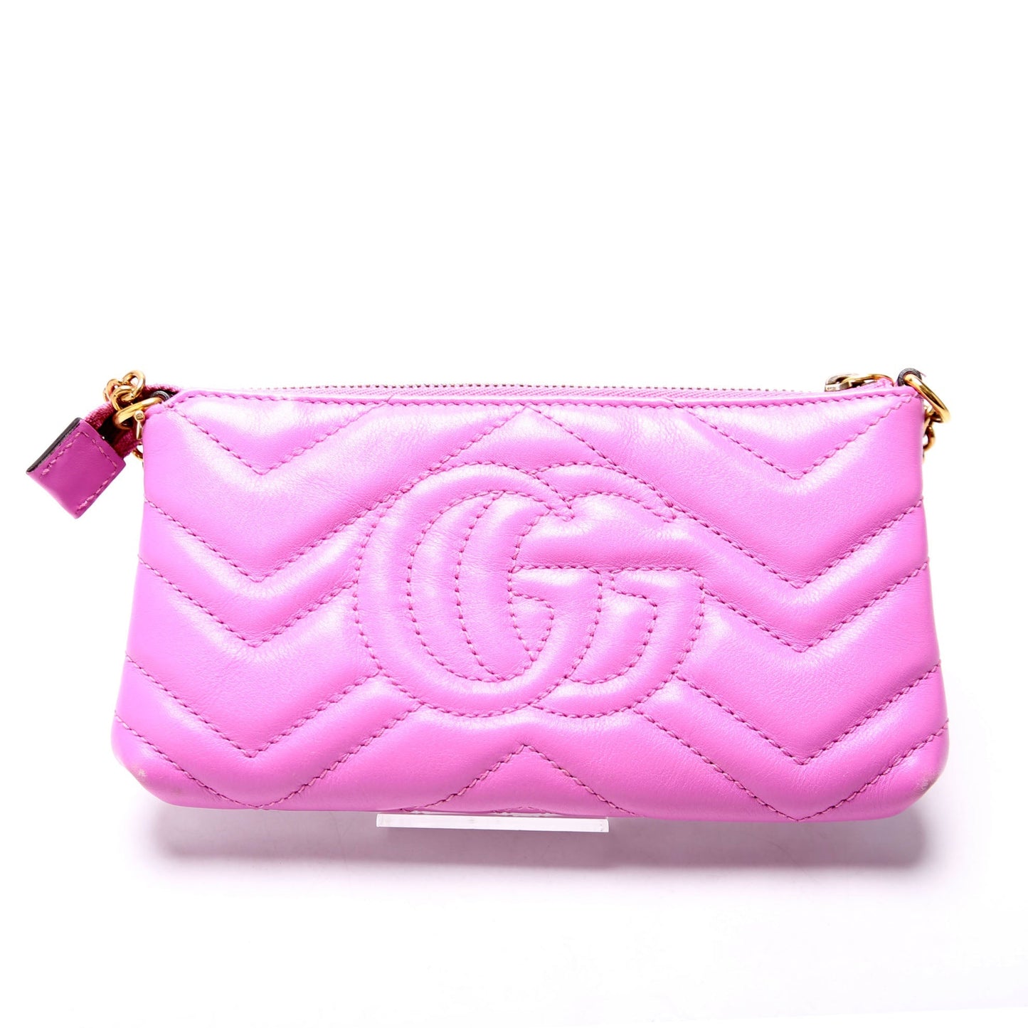 Gucci GG Marmont Purple Mini Chain Travel Bag