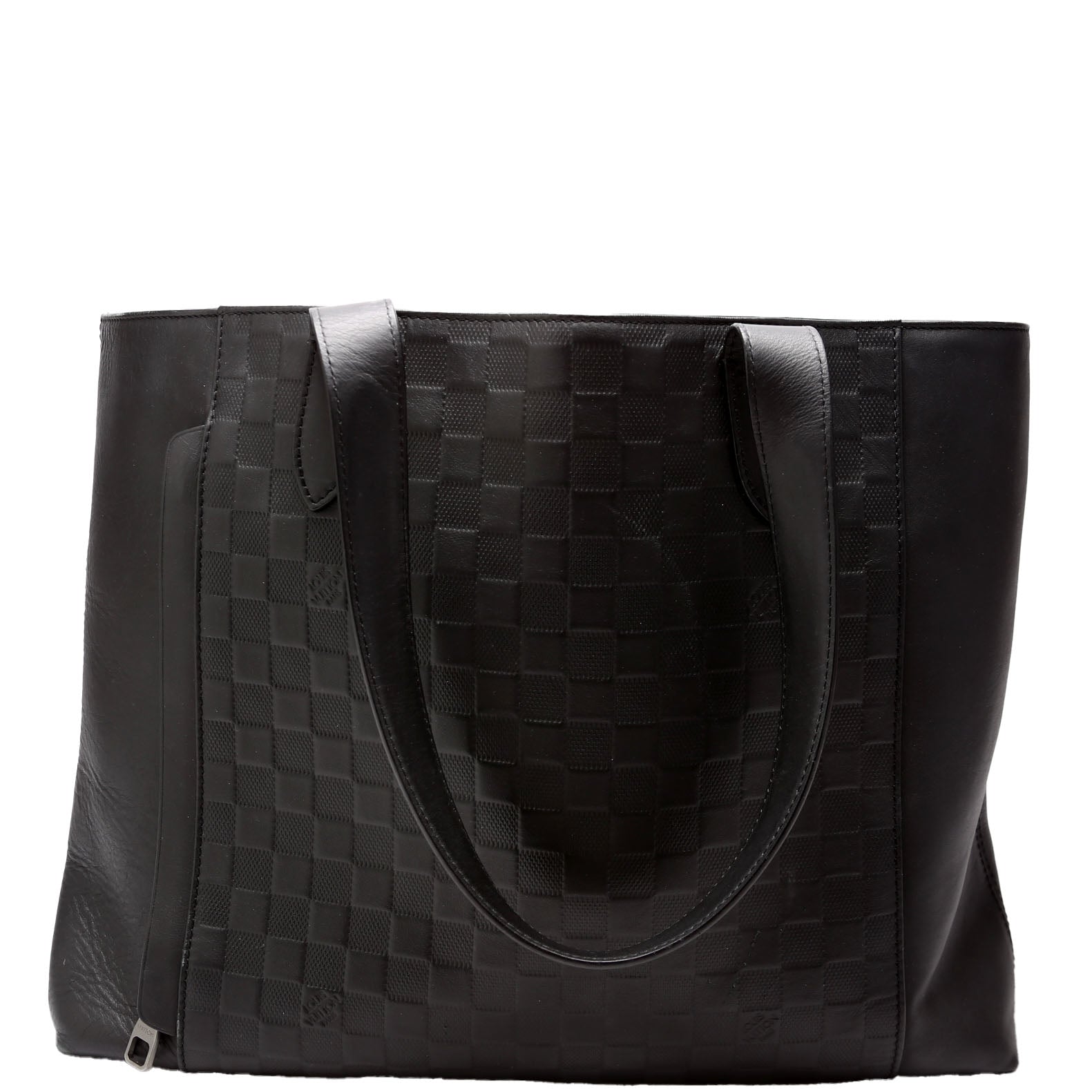 Louis Vuitton Cabas Voyage Infini Leather Black Handbag