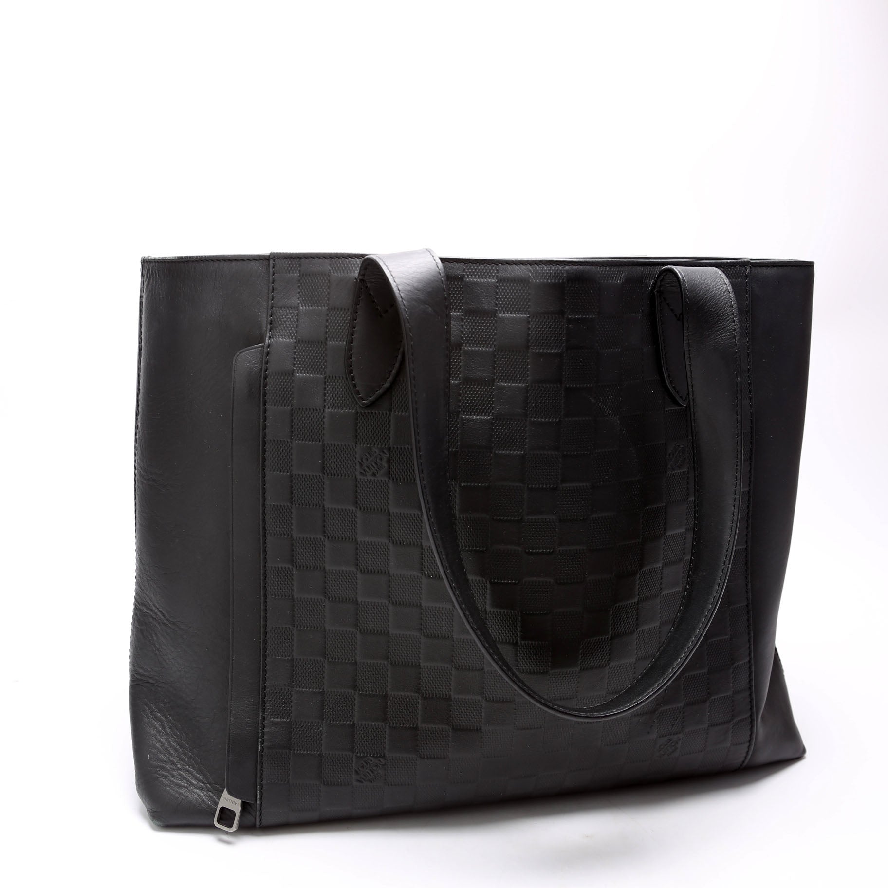 Louis Vuitton Cabas Voyage Infini Leather Black Handbag