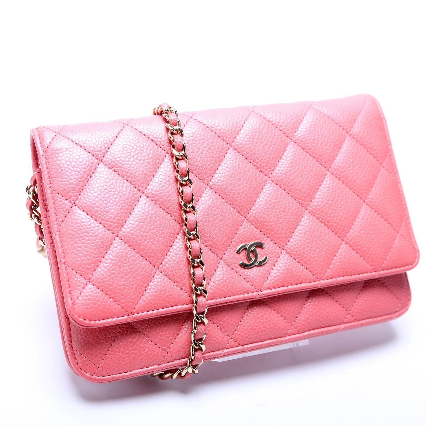 Chanel WOC Classic Quilted Caviar Pink
