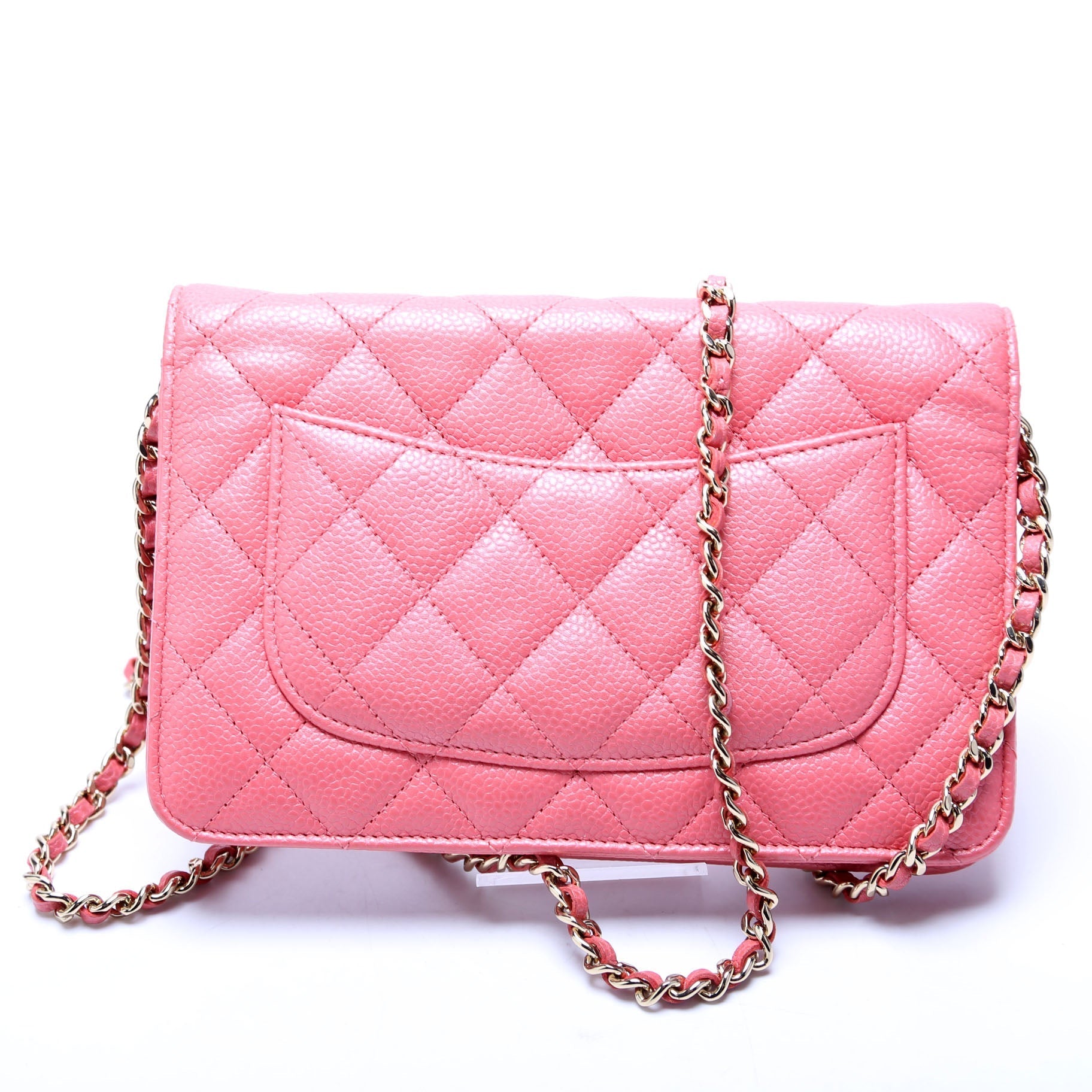 Chanel WOC Classic Quilted Caviar Pink