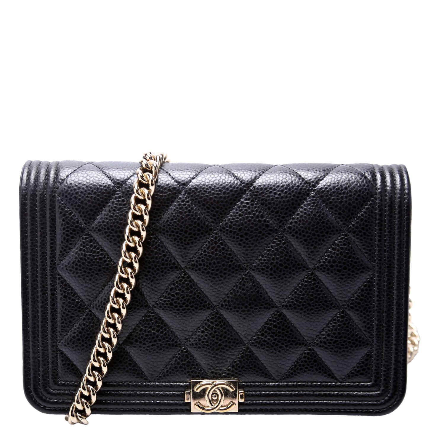 Chanel on Boy Caviar Wallet Case