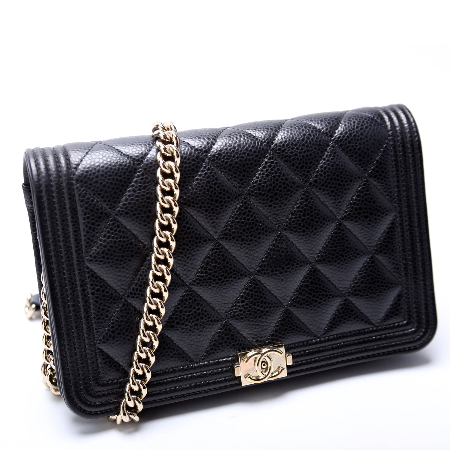 Chanel on Boy Caviar Wallet Case