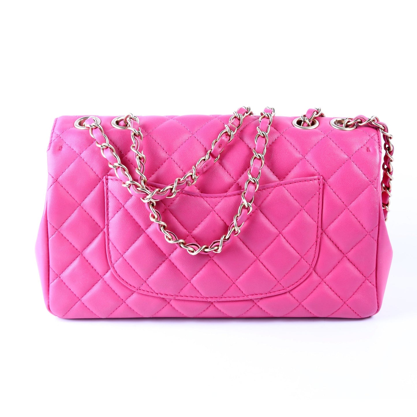 Chanel Mademoiselle Flap Quilted Lambskin 21M Pink Handbag