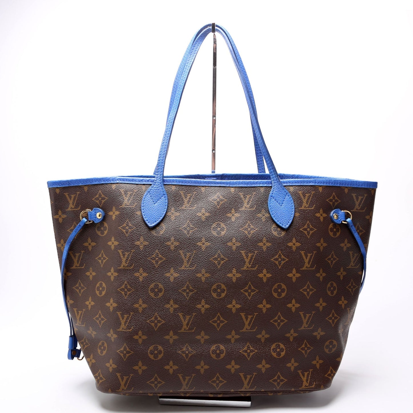Louis Vuitton Neverfull MM Ikat Monogram Blue Tote Bag