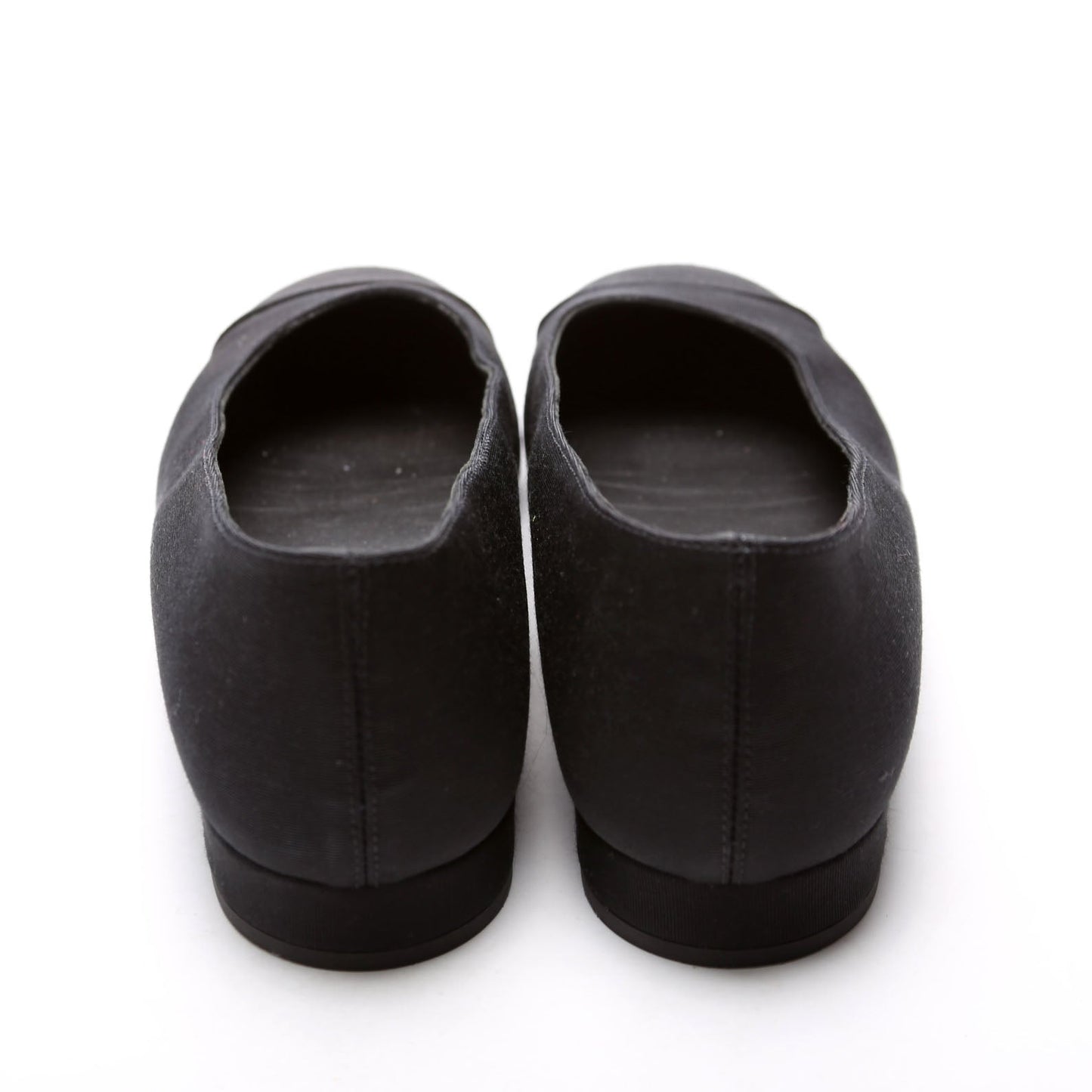 Chanel Cap Toe Uniform Ballet Flats Size 39 Black
