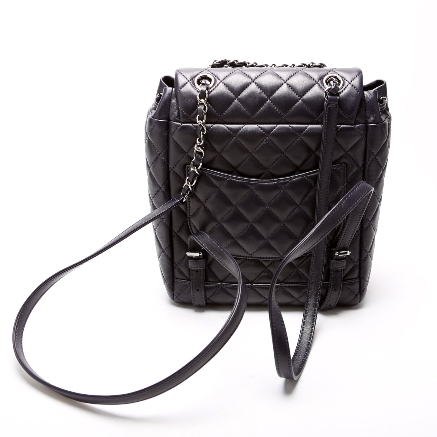 Chanel Urban Spirit Backpack Lambskin Navy Small