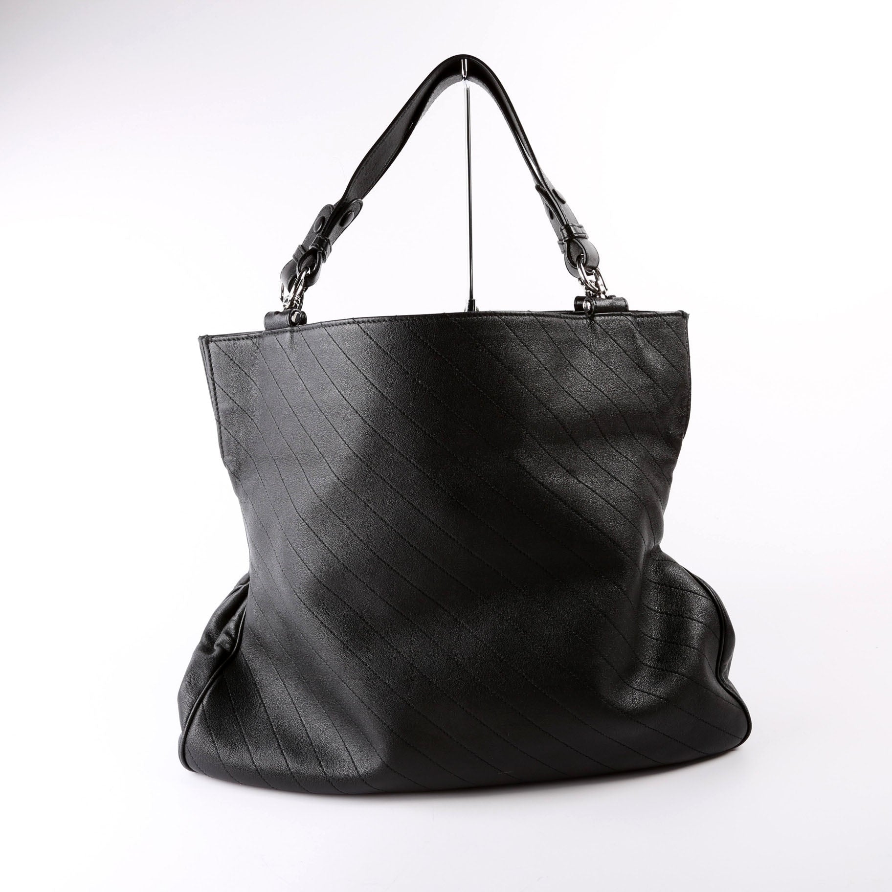 Gucci Blondie Leather Black Medium Tote Bag