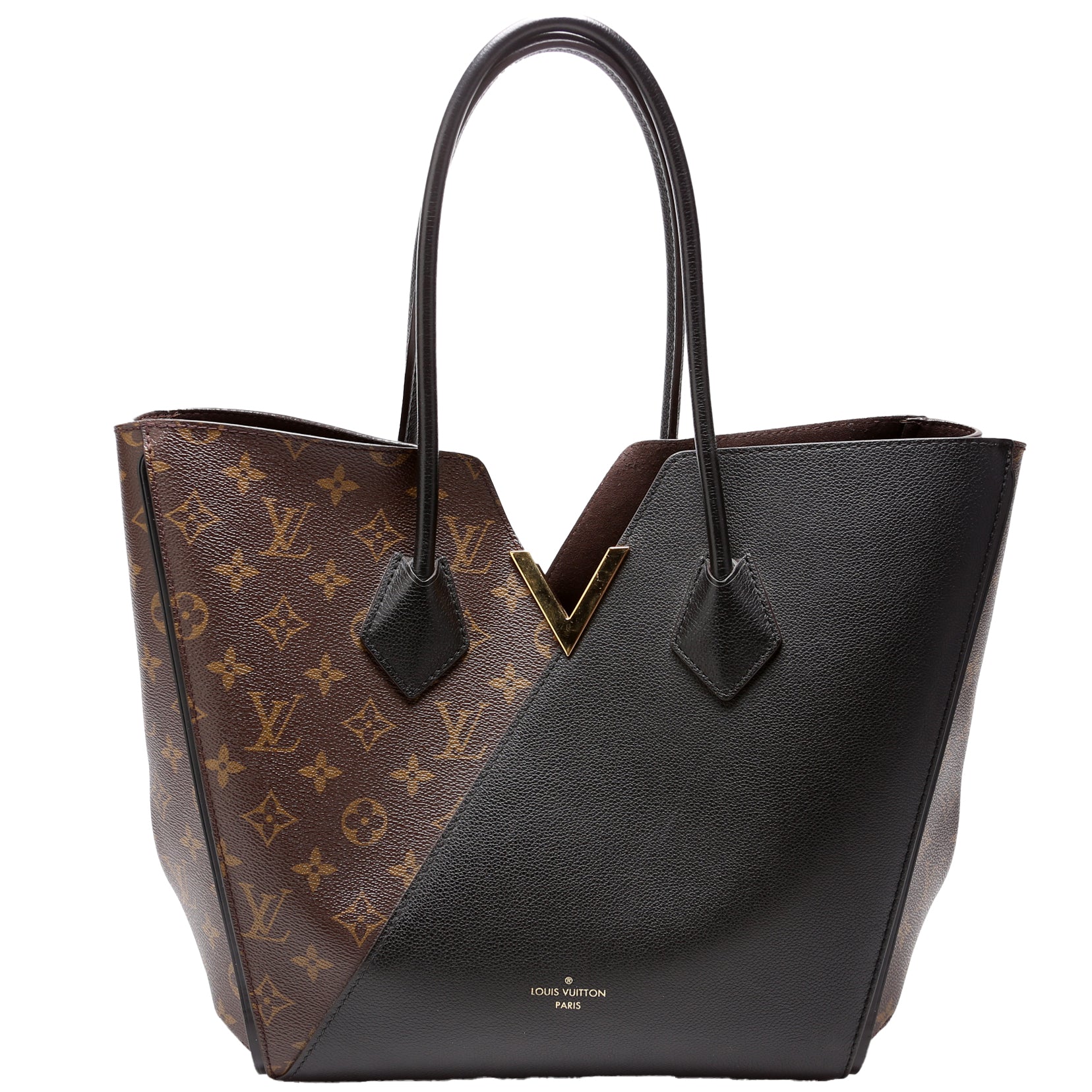 Louis Vuitton Kimono MM Monogram Leather Black Handbag