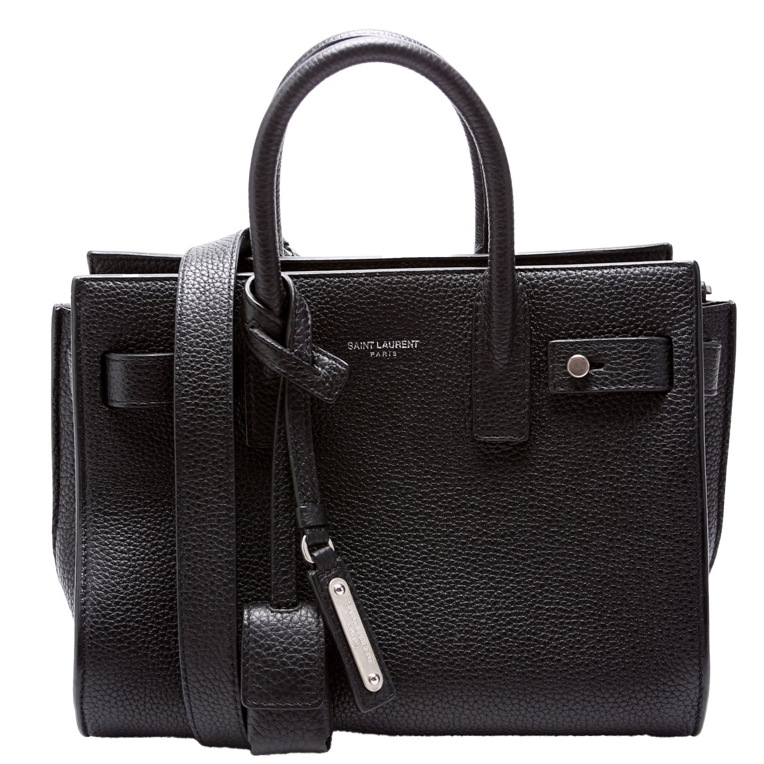 YSL Saint Laurent Saint Laurent Sac De Jour Baby Souple Black Travel Bag