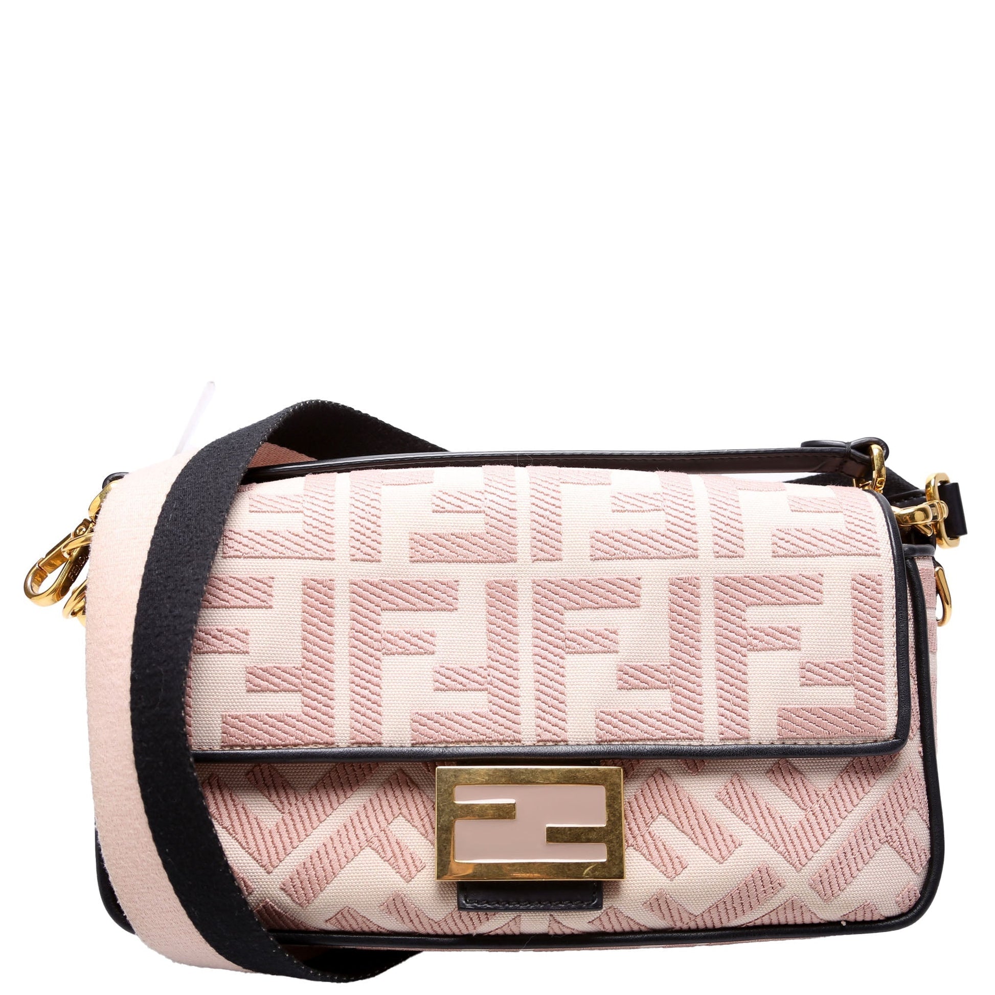 Fendi Ff Jacquarduette 8Br600 Bag Pink Travel Bag